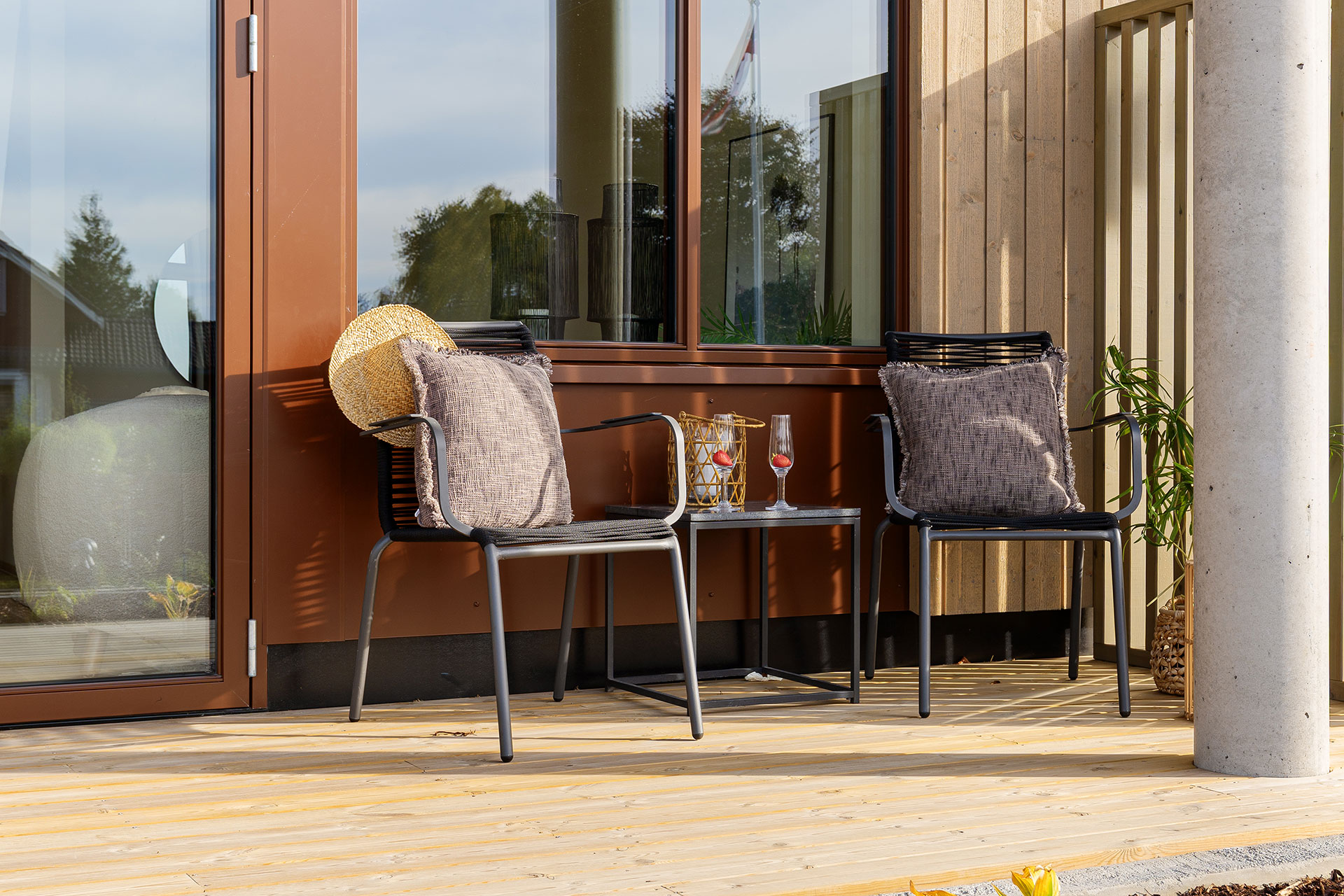 Terrasse utenfor leilighet A105