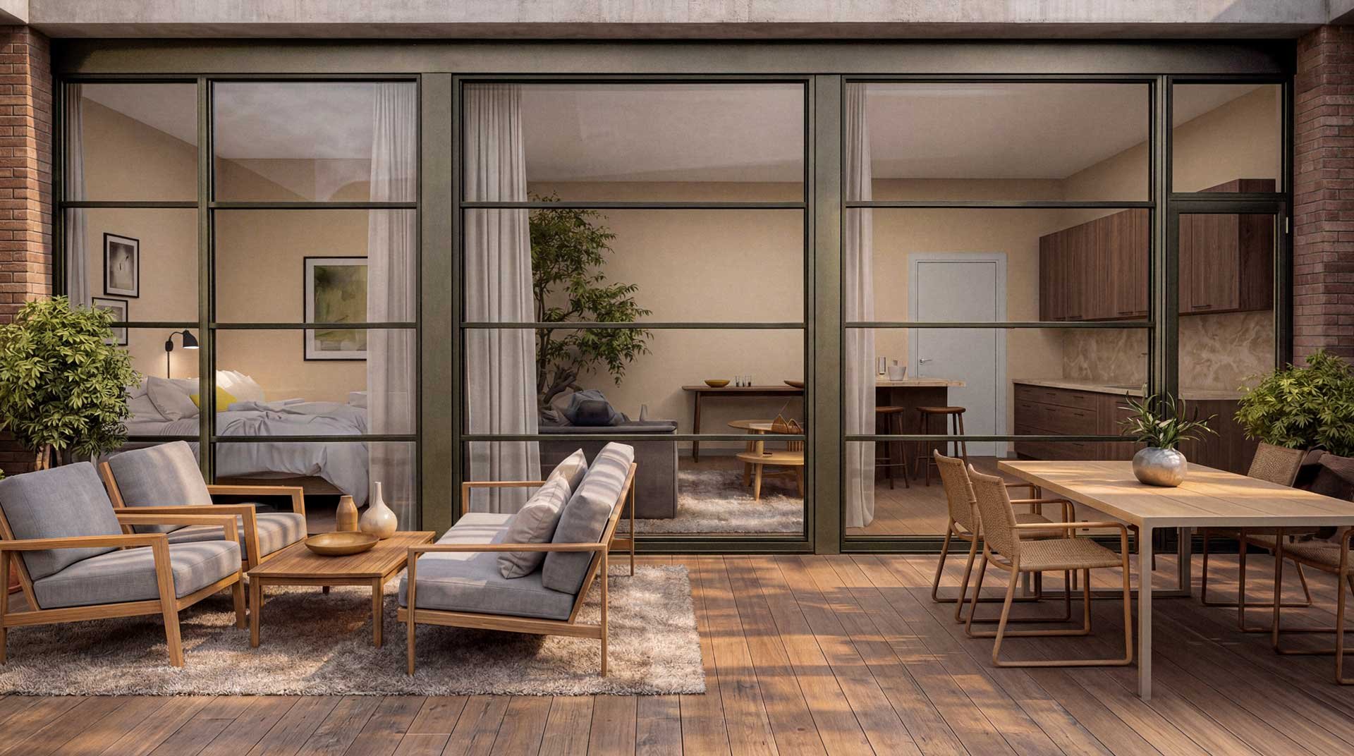 Leilighet 1C i Hageleilighetene på Kvitodden