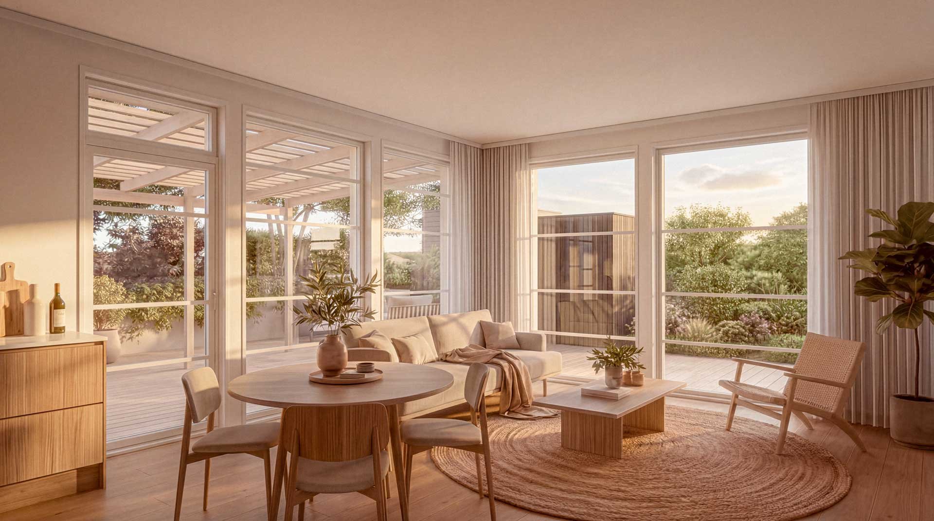 Leilighet 1E i Hageleilighetene på Kvitodden