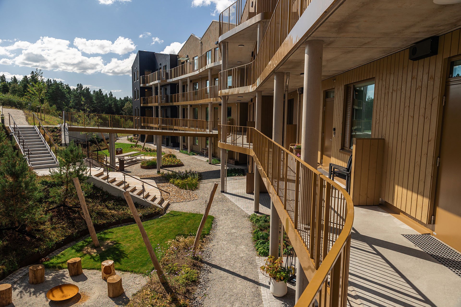 Felleshage utenfor Skogens ro