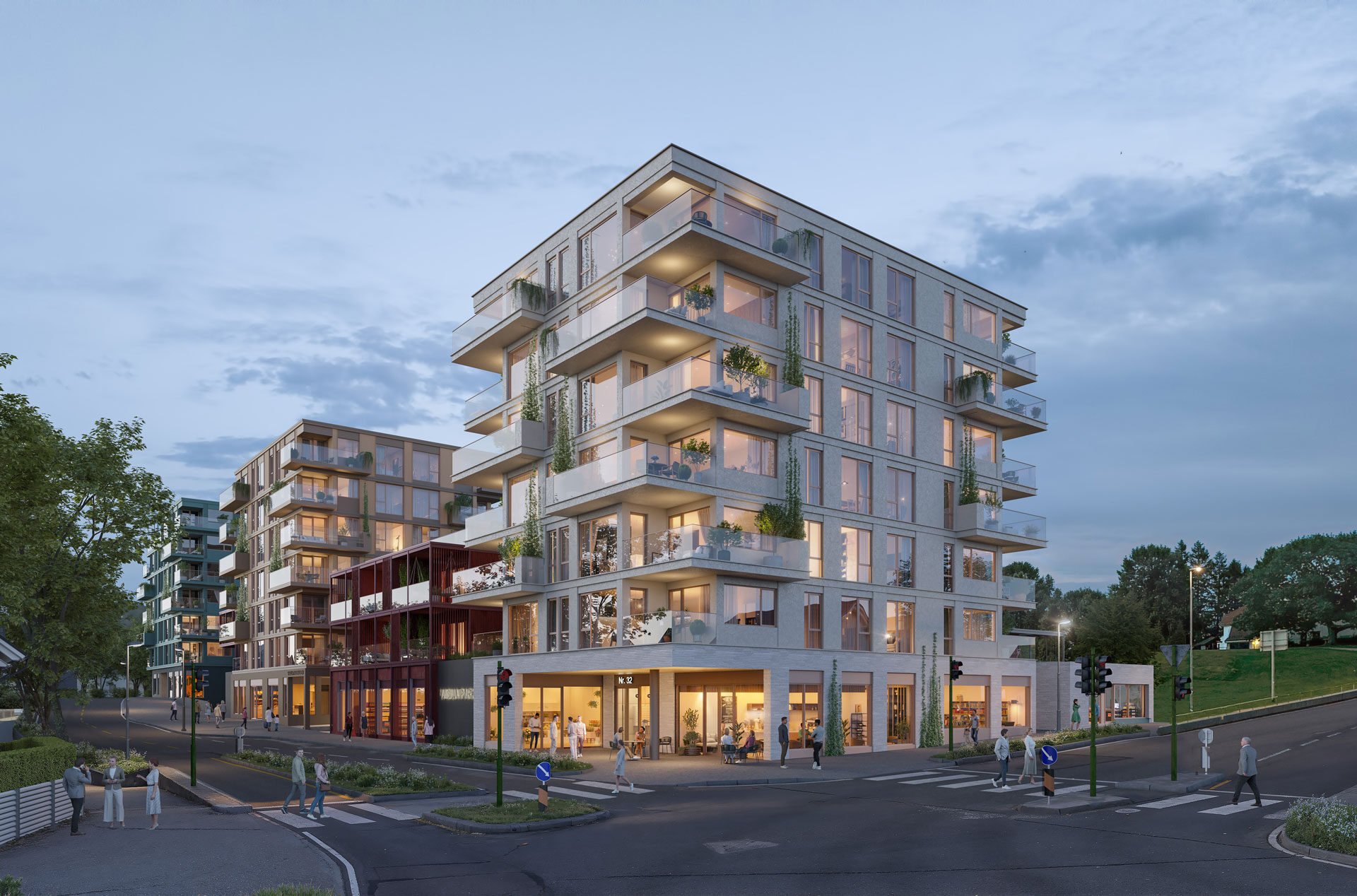 Nye leilighetsbygg i Vabua Park