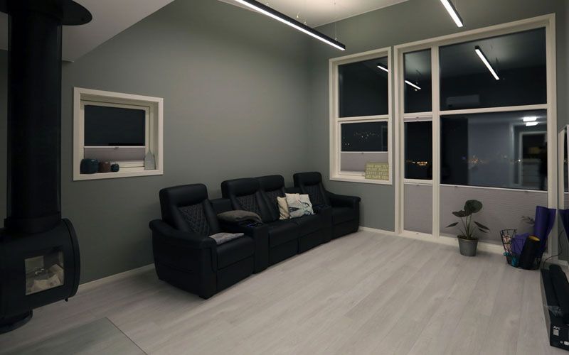 Loftstue i rekkehus på Hovemarka