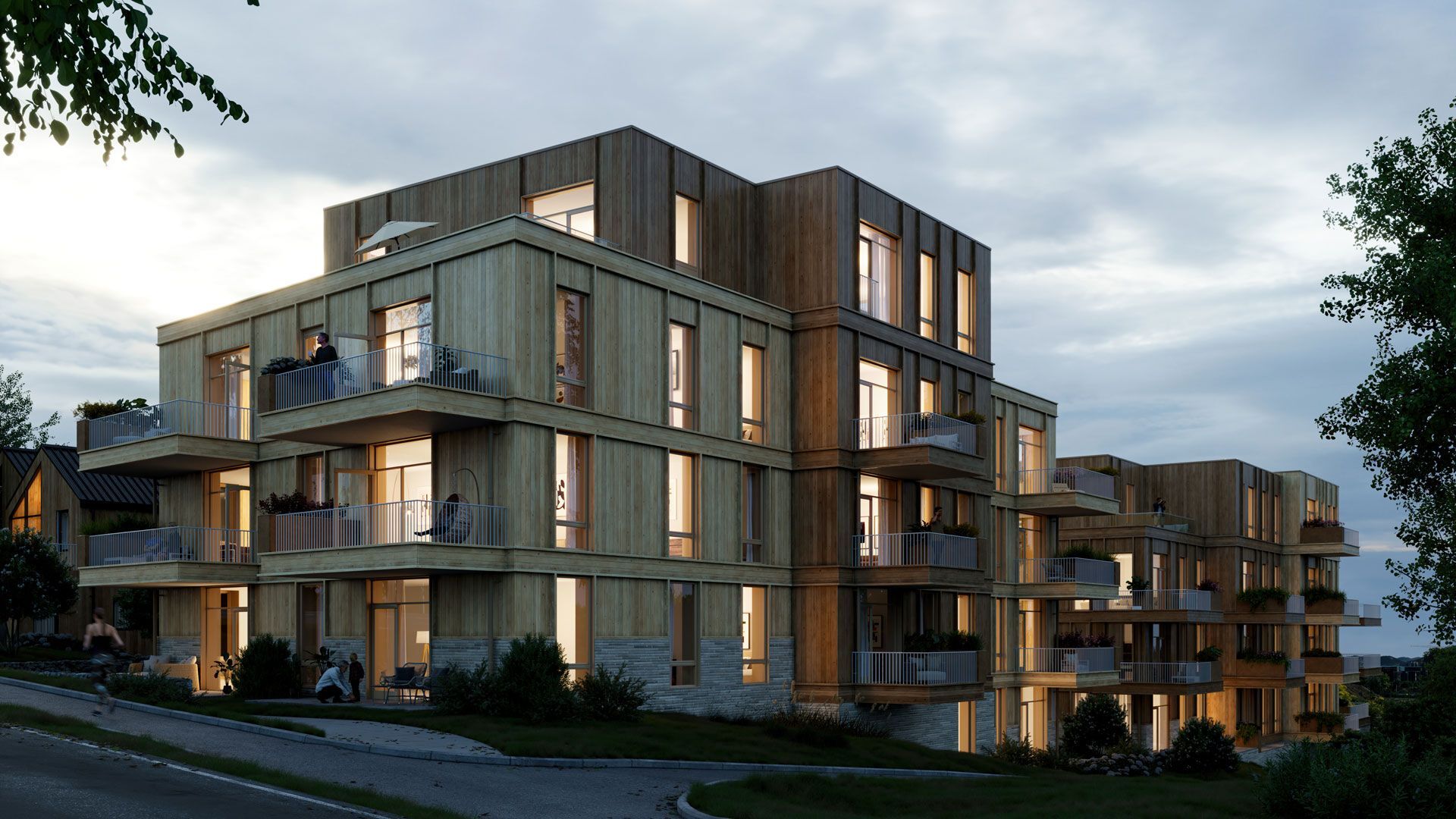 Jåtunbakken fra Base bolig