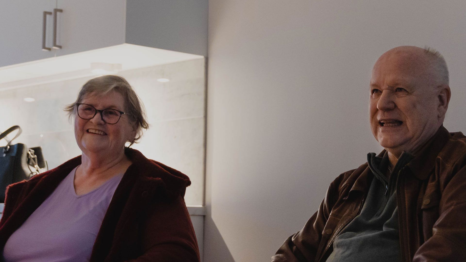 Anna og Terje Larsen i sitt nye hjem