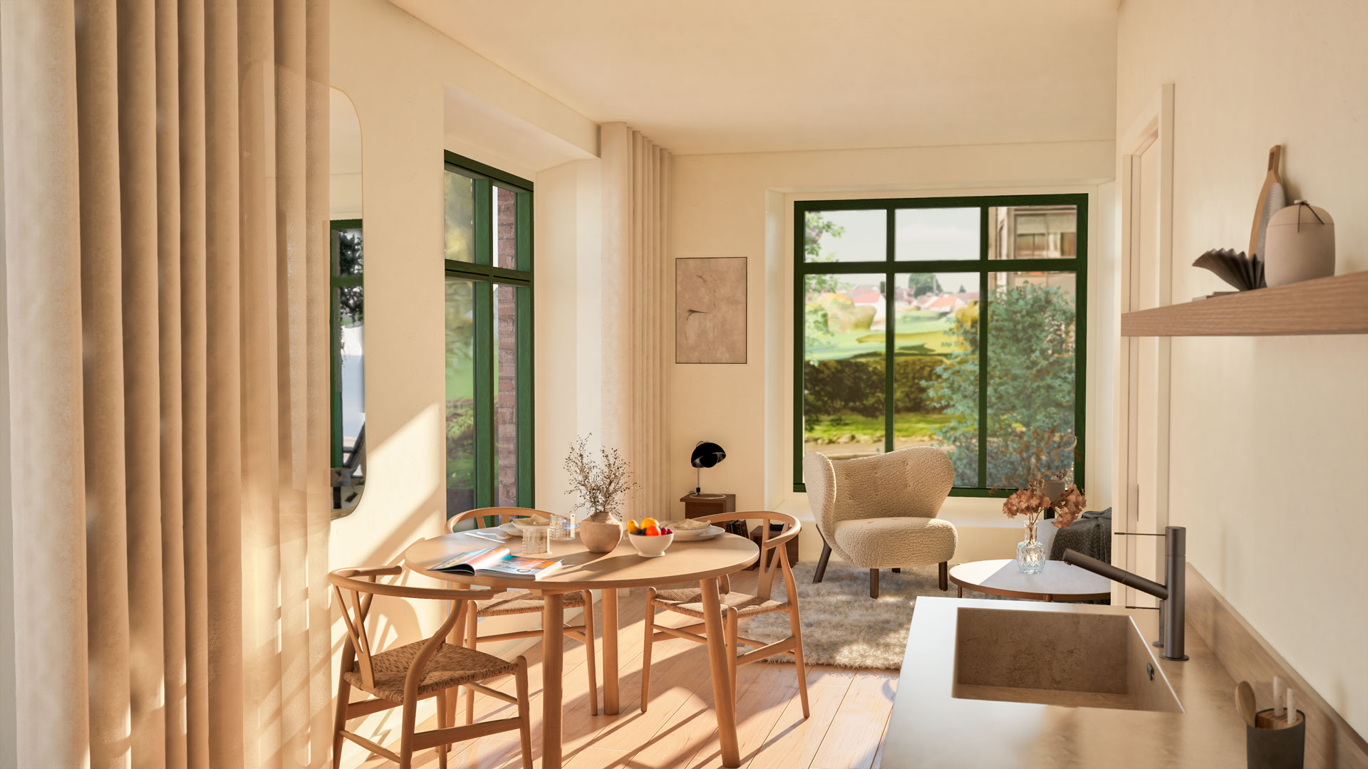 Illustrasjon av leilighet i Køhlerlåven