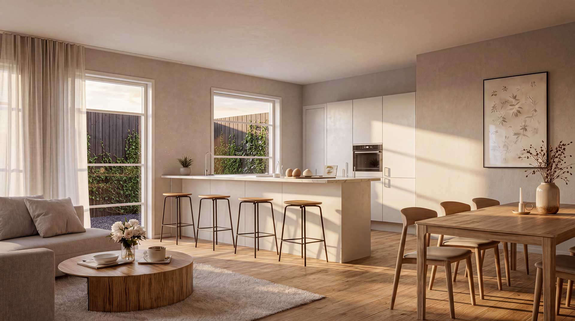 Leilighet B i Hageleilighetene på Kvitodden