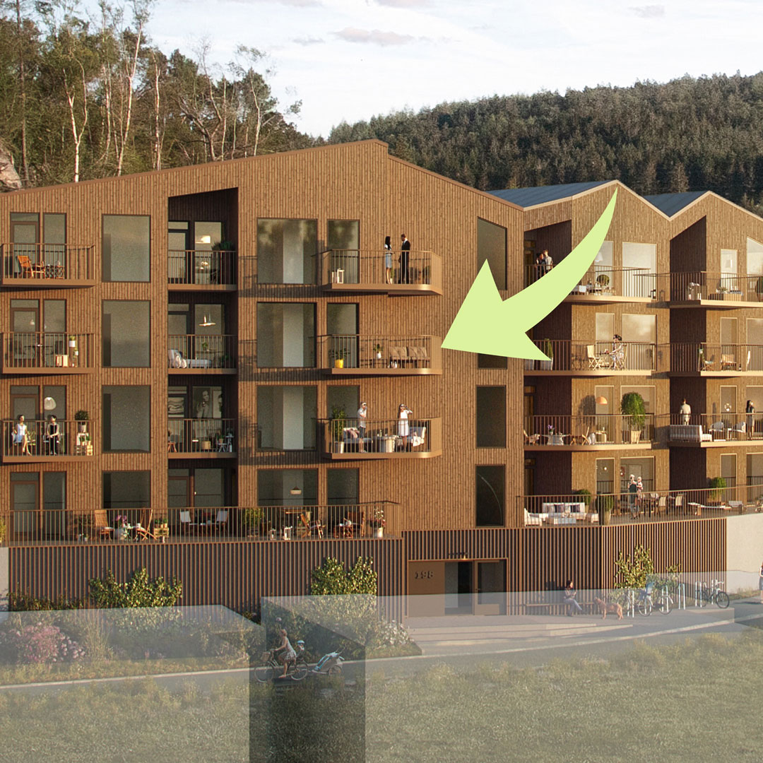 Leilighet 301 i første byggetrinn