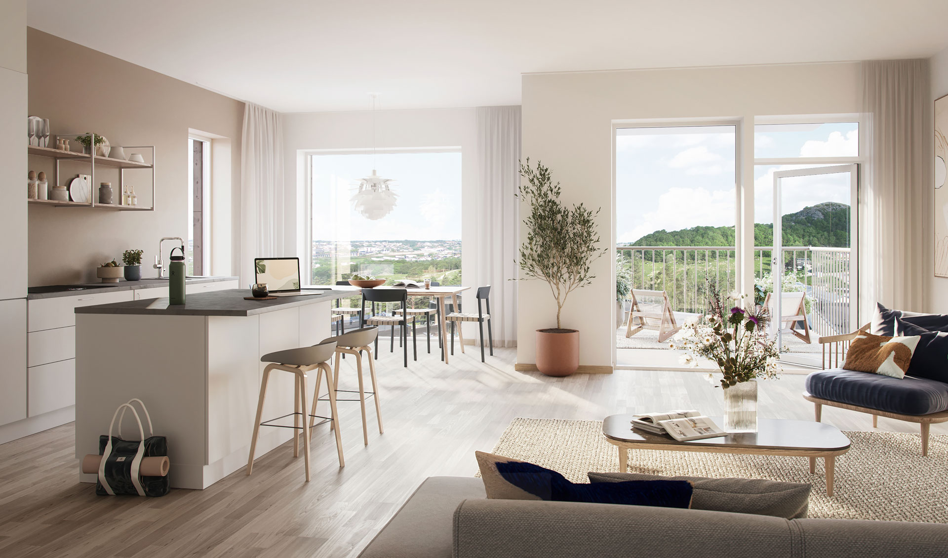 Leilighet 301 i andre byggetrinn av Skogens ro